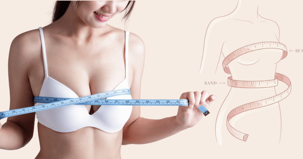 Bra types explained flat lay illustration with assorted bra silhouettes