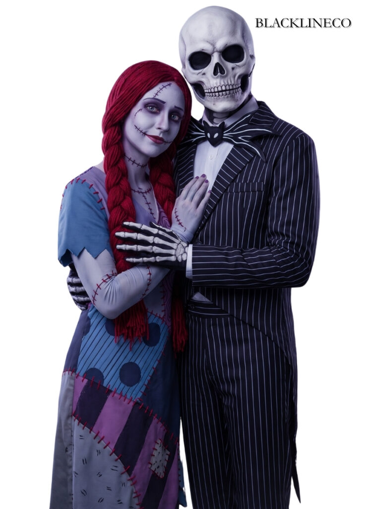 Jack Skellington and Sally costume from The Nightmare Before Christmas