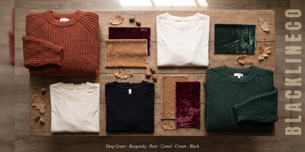 fall color palette for plus size Thanksgiving outfits